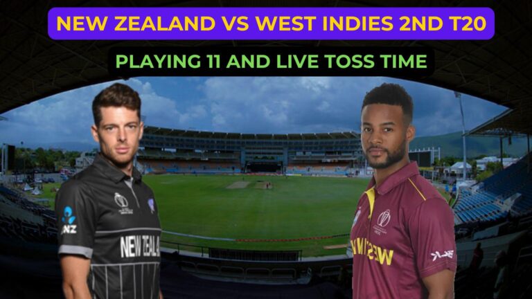 New Zealand vs West Indies 2nd T20