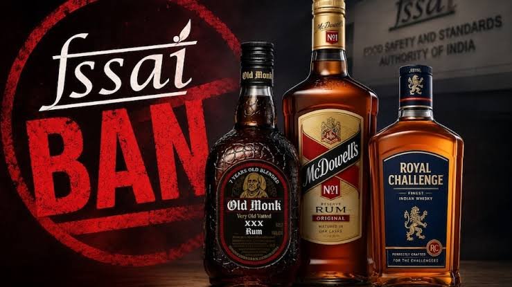 FSSAI banned liquor brands