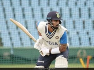 KL Rahul Wet Pitch Practice