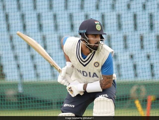 KL Rahul Wet Pitch Practice