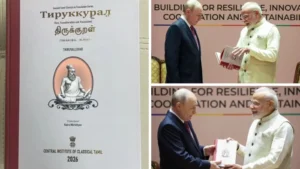 PM Modi Putin Thirukkural Gift